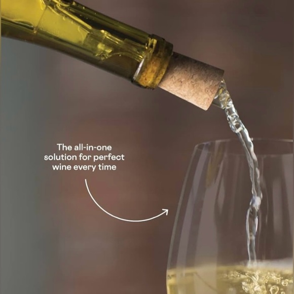 NWT NIB Corkcicle Air Wine Bottle Chiller for Whites & Reds Pour-Through Aerator - Picture 3 of 5